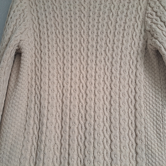 Leo & Nicole Beige Sweater Coat/Cardigan Size M - Picture 11 of 14